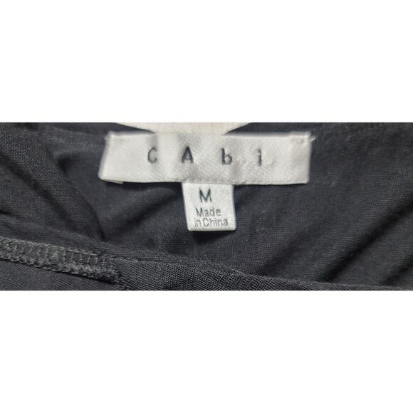 Cabi Black Multi Tiered Ruffled Top Medium Soft Flowy Lightweight Flowy Soft - Picture 3 of 6